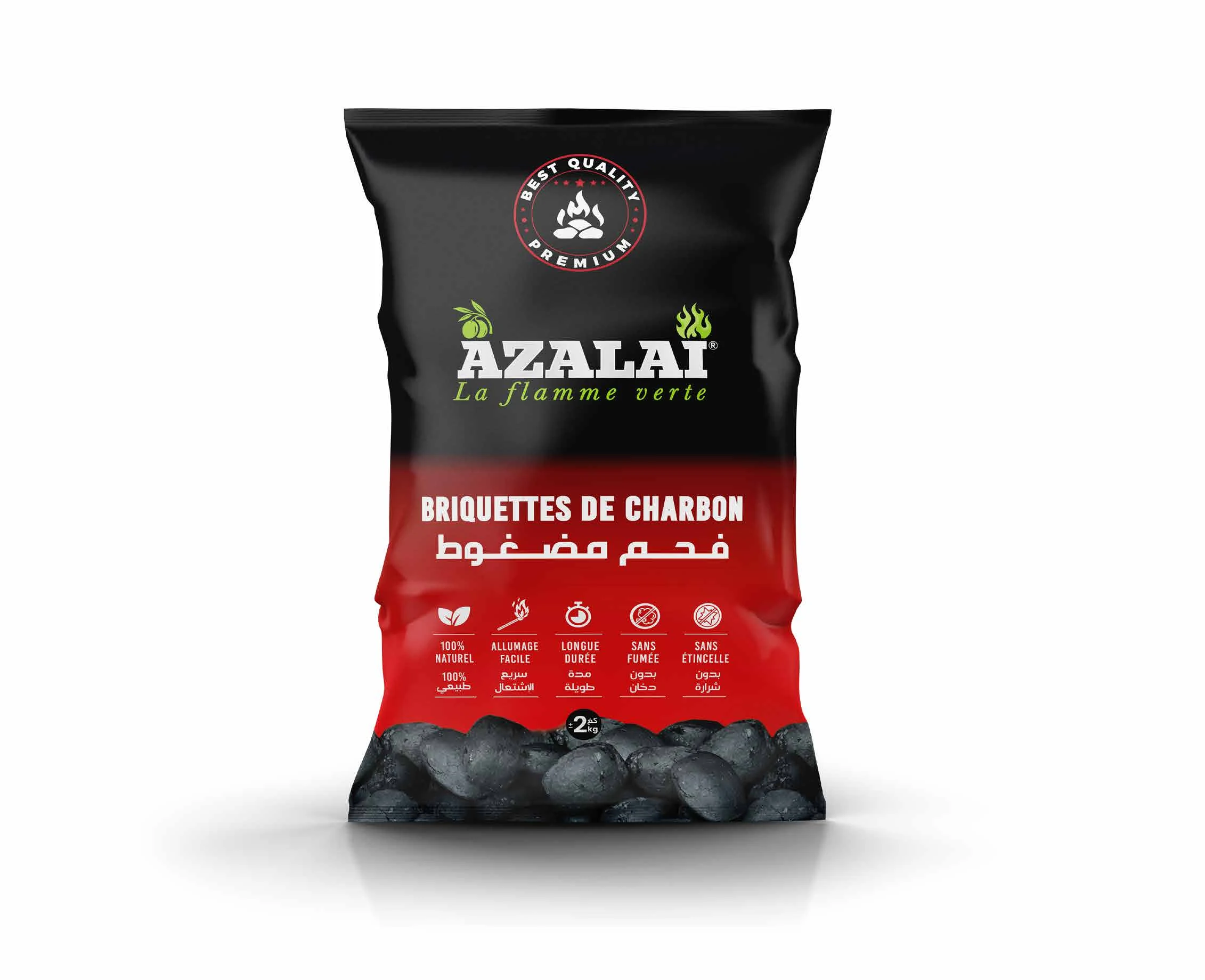 Azalai product packaging shown in the portfolio.