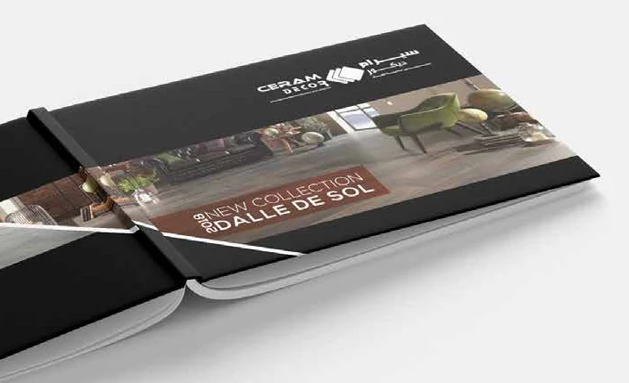 Ceram Decor catalogue cover showing a flooring collection.