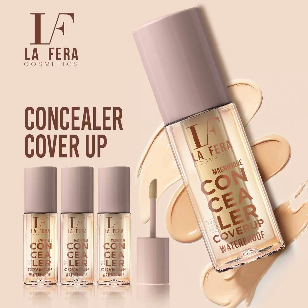 La Fera promotional visual and cosmetics packaging presentation.