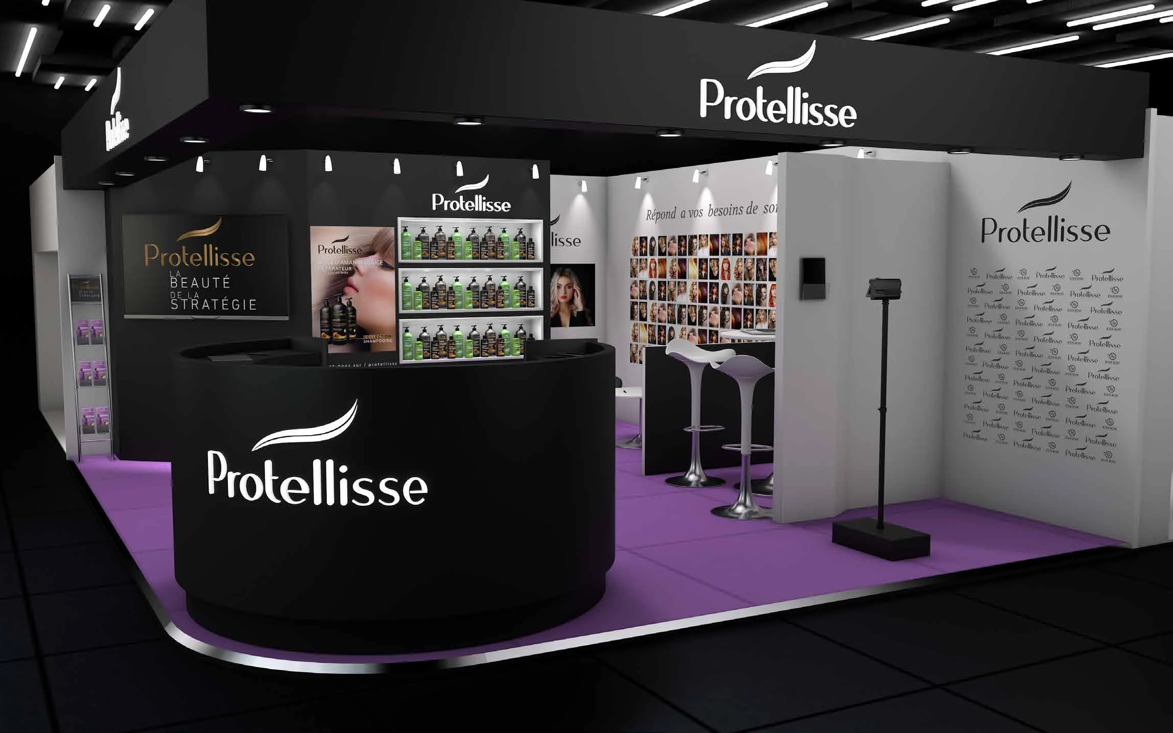 Protellisse promotional space shown in the portfolio.